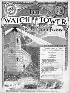 Nowa okładka THE WATCH TOWER, 1 stycznia 1909