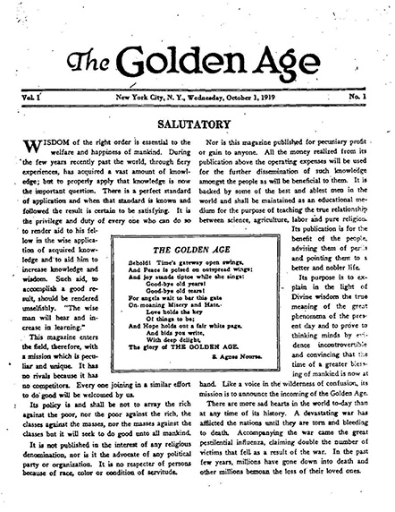 Czasopismo The Golden Age