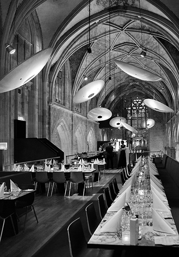 Maastricht, restauracja w dawnym Kościele Croziers (Krzyżowców)